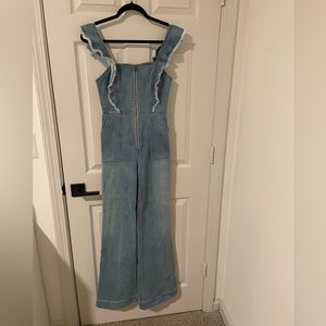 Alice and Olivia Denim Jumpsuit